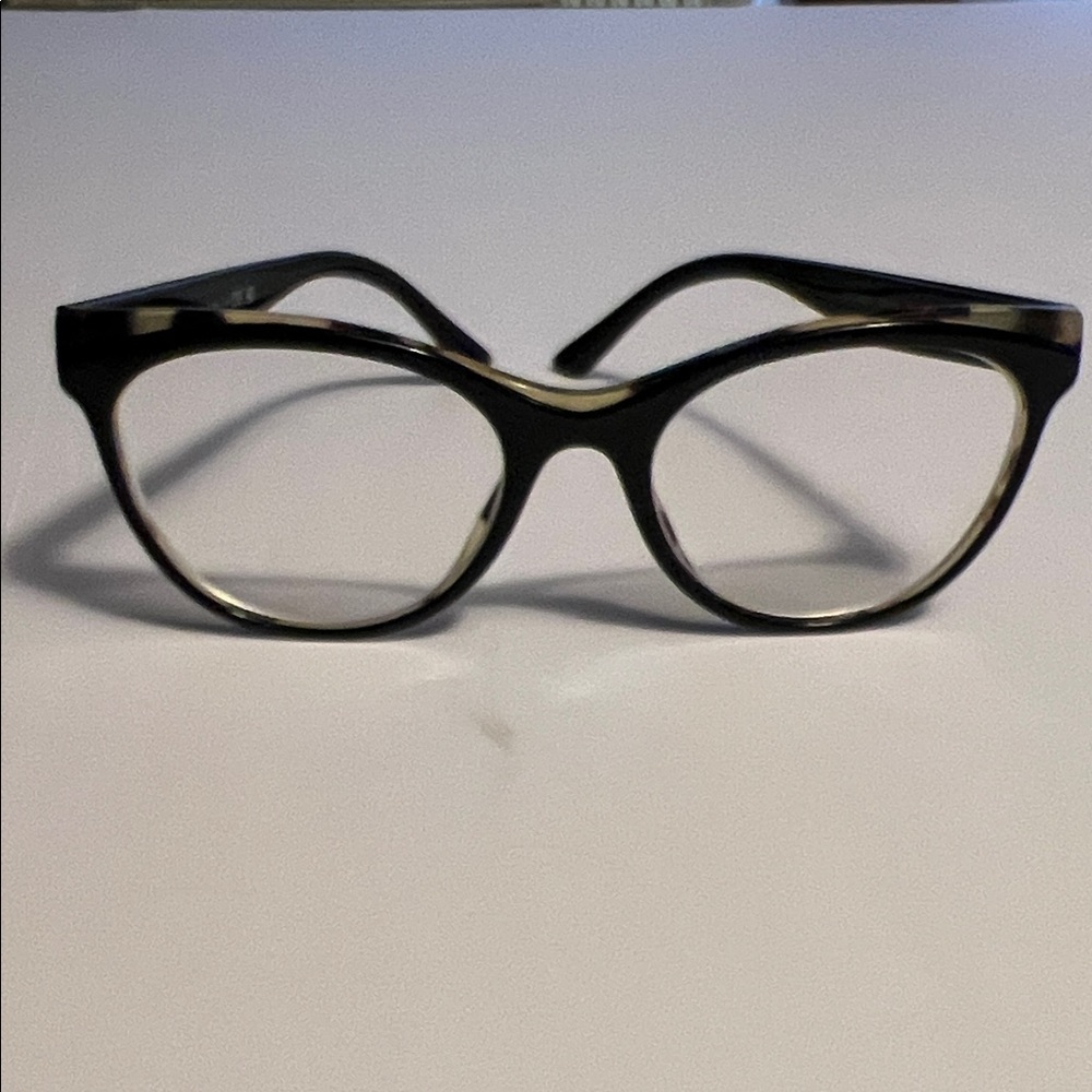 Prada Eyeglasses, Frames Only, VPR 05W-F 389-1O1, 53-19-140, Plastic, Italy EUC - Picture 7 of 10